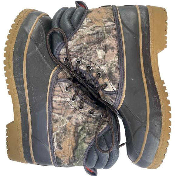 Crater Ridge Other - Crater Ridge Mens Size 7 Whitetail Camo Duck Boots Waterproof Steel Shank Size 7